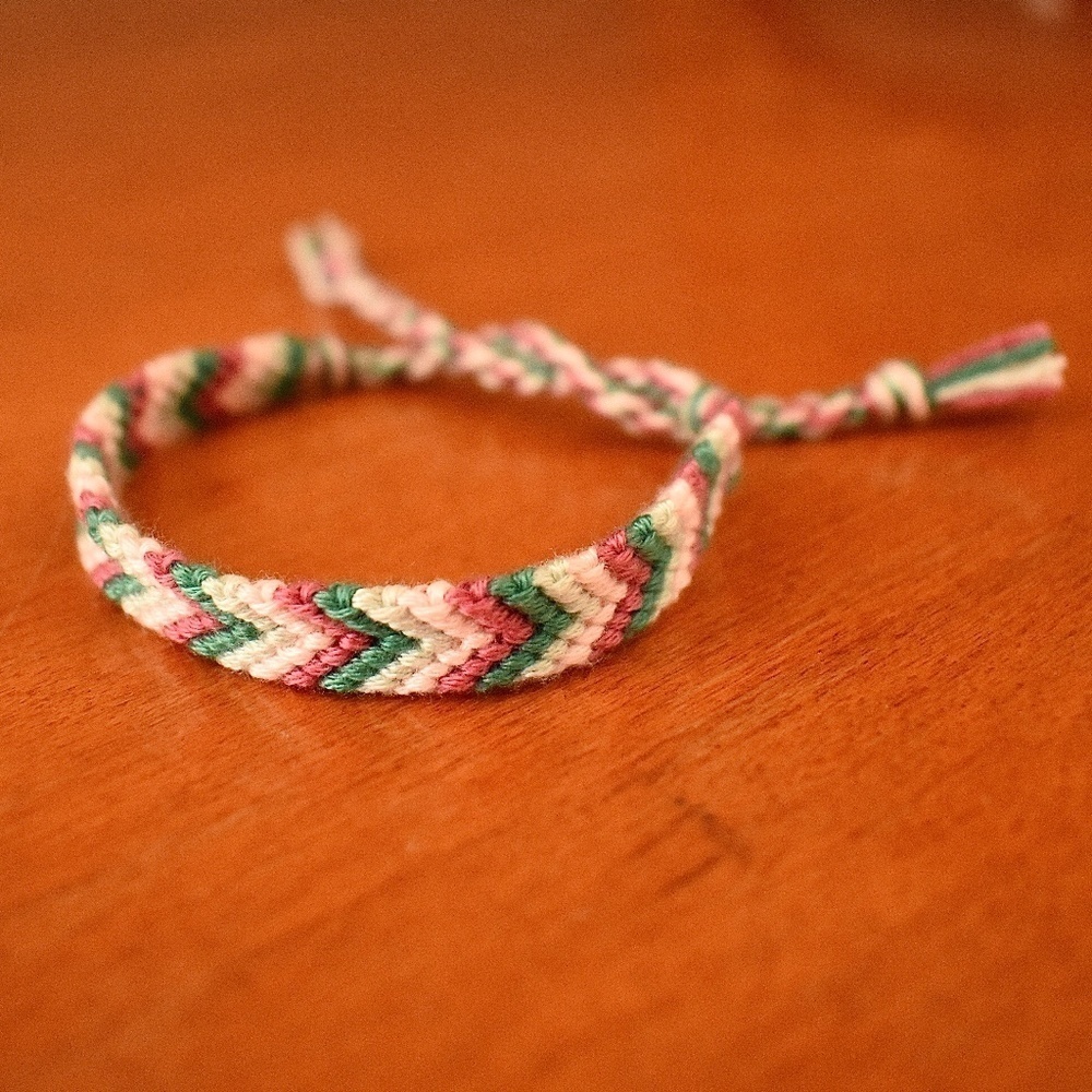 Warm Flowers Woven Bracelet
